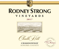 Rodney Strong Vineyards, Chalk Hill (Sonoma County, California) Chardonnay 2017