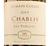 Romain Collet, Chablis 1er Cru (Burgundy, France)  2019