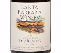 Santa Barbara Winery, Sta. Rita Hills (Santa Barbara County, California) Riesling 2016