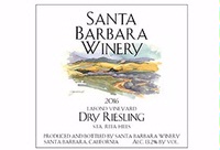 Santa Barbara Winery, Sta. Rita Hills (Santa Barbara County, California) Dry Riesling 2016