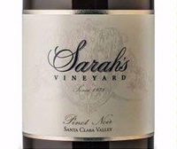 Sarah’s Vineyard, Santa Clara Valley (Central Coast, California) Pinot Noir 2016