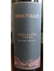 Saucelito Canyon, Arroyo Grande Valley (Central Coast, California) Old Vine Zinfandel 2017