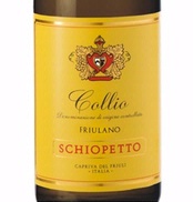 Schiopetto, Collio (Friuli Venezia Giulia, Italy) Friulano 2016