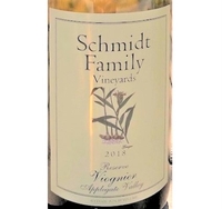 Schmidt Family Vineyards, Applegate Valley (Oregon) Viognier 2018