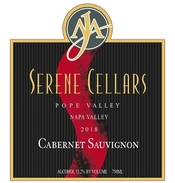 Serene Cellars, Pope Valley (Napa Valley, California) Cabernet Sauvignon 2018