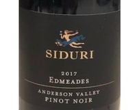 Siduri, Anderson Valley (Mendocino County, California) Pinot Noir 2017