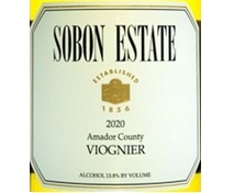 Sobon Estate, Amador County (California) Viognier 2020