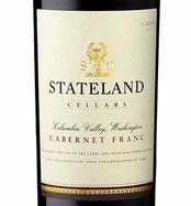 Stateland Cellars, Columbia Valley (Washington) Cabernet Franc 2016