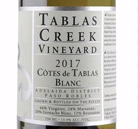 Tablas Creek Vineyard, Adelaida District, Paso Robles (California)  2017