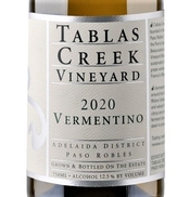 Tablas Creek Vineyard, Adelaida District, Paso Robles (Central Coast, California) Vermentino 2020