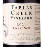 Tablas Creek Vineyard, Adelaida District – Paso Robles (Central Coast, California) Terret Noir 2021