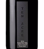 Ten Acre Winery, Russian River Valley (Sonoma County, California) Pinot Noir 2016