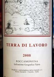 Terra di Lavoro, IGT Roccamonfina (Campania, Italy)  2008