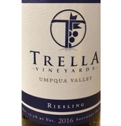 Trella Vineyards, Umpqua Valley (Oregon) Riesling 2016