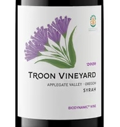 Troon Vineyard, Applegate Valley (Oregon) Syrah 2020