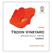 Troon Vineyard, Applegate Valley (Oregon) Tannat 2020