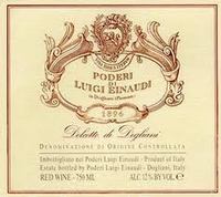 Poderi di Luigi Einaudi, Dolcetto di Dogliani (Piedmont, Italy)  2010