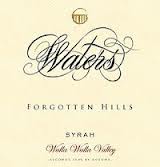 Walters Winery, Walla Walla Valley (Columbia Valley, Washington) Syrah 2009