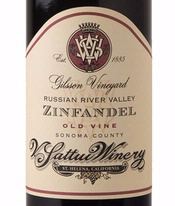 V. Sattui, Russian River Valley (Sonoma County, California) Zinfandel 2015