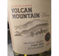 Volcan Mountain Winery, San Diego County (California) Pinot Gris 2017