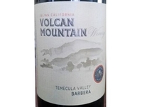 Volcan Mountain Winery, Temecula Valley (Riverside County, California) Barbera 2017