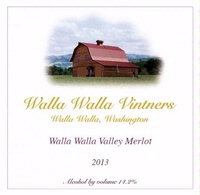 Walla Walla Vintners, Walla Walla Valley (Washington) Merlot 2013