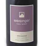 Weisinger Family Winery, Rogue Valley (Oregon) Grenache 2018