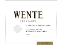 Wente Vineyards, Livermore Valley (Alameda County, California) Cabernet Sauvignon 2017