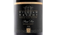 William Wright, Monterey County (California) Pinot Noir 2018