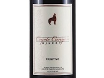 Coyote Canyon, Horse Heaven Hills (Washington) Primitivo 2016