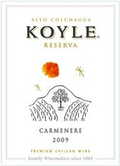 Koyle, Colchagua Valley (Chile) Carmenère 2009