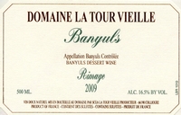 Domaine la Tour Vielle, Banyuls (Roussillon, France)  2009