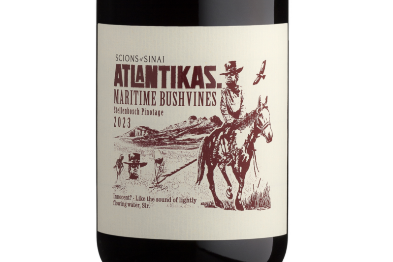 Scions of Sinai Pinotage Atlantikas wine bottle