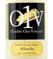 October One Vineyard, Virginia (United States) Albariño 2022