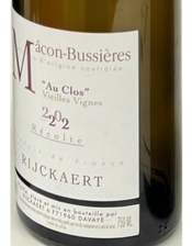 Domaine Rijckaert, Macon Bussières (Burgundy, France)  2022