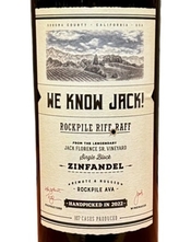 We Know Jack, Rockpile – Sonoma County (California) Zinfandel 2022