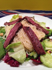 WINE WITH…Asian Beef Salad