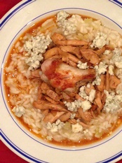 WINE WITH…Buffalo Chicken Wings Risotto