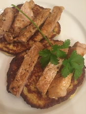 WINE WITH…Pork Cutlets and Cauliflower Rice Pancakes