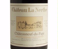 Chateau la Nerthe, Chateauneuf-du-Pape (Rhône Valley, France)  2012