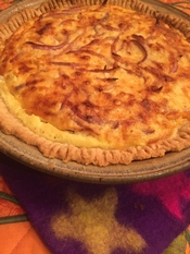 WINE WITH…Corn and Cheese Pie with Bacon and Onions