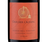 Dutcher Crossing Winery, Alexander Valley (Sonoma County, California) Syrah 2019