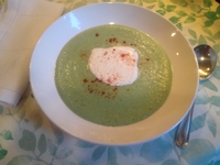 Wine With…Minted Pea and Cucumber Soup