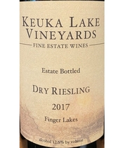 Keuka Lake Vineyards, Finger Lakes (New York) Dry Riesling 2017