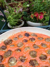 WINE WITH…Turkish Meatballs Baked in Tomato Sauce