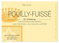 Les Héritiers du Comte Lafon, Pouilly-Fuissé en Chatenay (Mâconnais, Burgundy, France)  2020