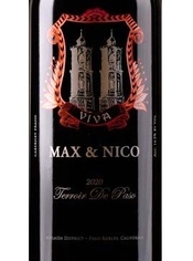 Max & Nico, Adelaida District – Paso Robles (Central Coast, California) Cabernet Franc 2020