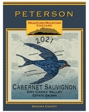 Peterson Winery, Dry Creek Valley (Sonoma County, California) Cabernet Sauvignon 2021