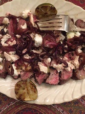 WINE WITH…Grilled Steak with Caramelized Onion, Queso Fresco, and Lime