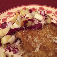 WINE WITH…Pork Schnitzel with Apple and Endive Salad